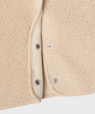 Gilet sans manches façon sherpa bébé fille vue2 - GEMO(BEBE DEBT) - GEMO