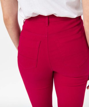 Pantalon femme coupe Regular taille normale vue2 - GEMO 4G FEMME - GEMO