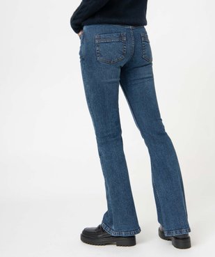 Jean femme coupe Bootcut taille haute vue3 - GEMO 4G FEMME - GEMO