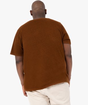 Tee-shirt homme grande taille avec motif montagne vue3 - GEMO (G TAILLE) - GEMO