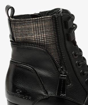 Boots femme à talon carré et semelle crantée – Tom Tailor vue6 - TOM TAILOR - GEMO