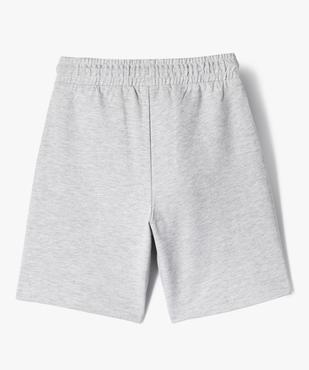 Bermuda en maille avec taille élastique ajustable garçon vue4 - GEMO (ENFANT) - GEMO