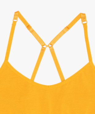 Brassière fille à fines bretelles multipositions vue2 - GEMO C4G FILLE - GEMO
