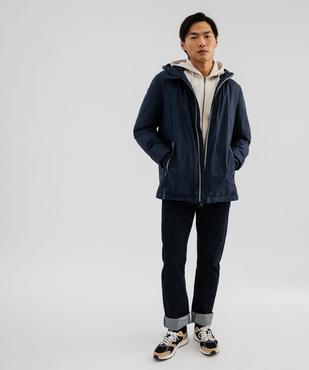 Blouson coupe-vent à capuche homme vue2 - GEMO (HOMME) - GEMO