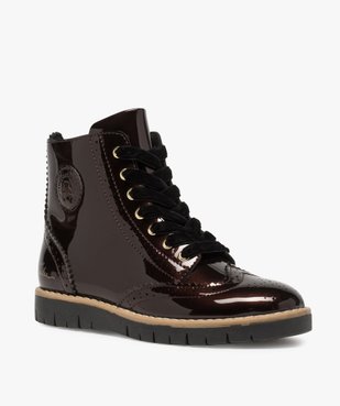 Bottines fille façon derbies vernies – Lulu Castagnette vue2 - LULU CASTAGNETT - GEMO
