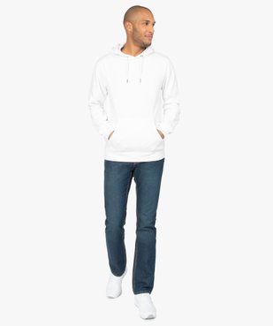Sweat homme à capuche avec poche kangourou vue5 - GEMO (HOMME) - GEMO