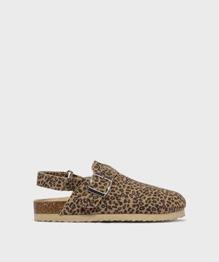 Sabots en toile à motif léopard avec bride arrière fille - Lovely Wings vue1 - LOVELY WINGS - GEMO