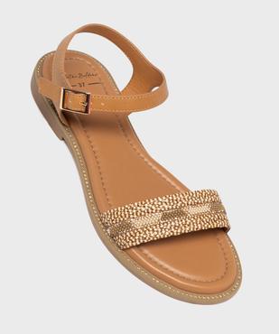 Sandales plates à strass femme vue5 - VALENTINA BALDA - GEMO