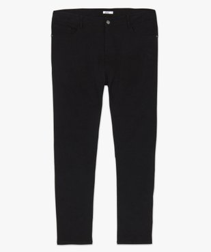 Pantalon femme droit en toile fine stretch vue4 - GEMO (G TAILLE) - GEMO