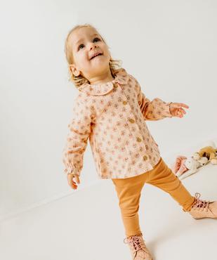 Blouse à manches longues et col Claudine bébé fille vue7 - GEMO 4G BEBE - GEMO