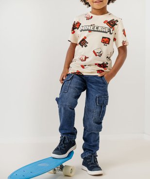 Pantalon cargo taille élastiquée garçon vue6 - GEMO (ENFANT) - GEMO
