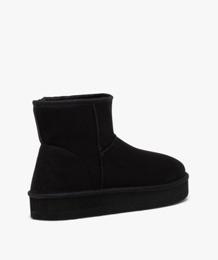 Chaussons boots chaud femme   vue5 - 5 MILES - GEMO