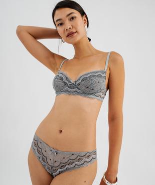 Soutien-gorge à armatures forme corbeille en dentelle vue13 - GEMO(HOMWR FEM) - GEMO