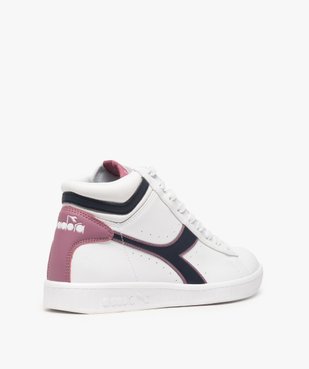 Baskets femme bicolores à tige montante - Diadora Game High vue4 - DIADORA - GEMO