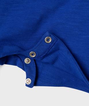 Salopette courte bébé garçon en jersey de coton vue5 - GEMO 4G BEBE - GEMO