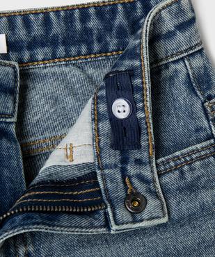 Short en jean coupe Skater avec taille ajustable garçon vue3 - GEMO (ENFANT) - GEMO