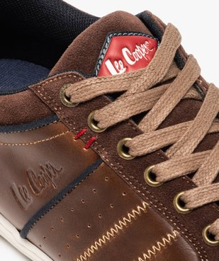 Baskets homme à lacets et semelle contrastée - Lee Cooper vue6 - LEE COOPER - GEMO