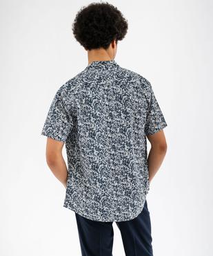 Chemise à manches courtes fleurie homme vue3 - GEMO (HOMME) - GEMO