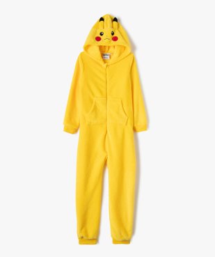 Combinaison pyjama garçon zippée Pikachu - Pokemon vue1 - POKEMON - GEMO