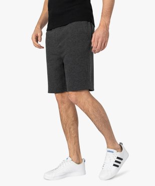 Bermuda homme en maille molletonnée vue1 - GEMO (HOMME) - GEMO
