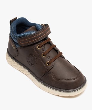 Boots garçon à col rembourré fermeture lacets et scratch vue5 - Nikesneakers (ENFANT) - Nikesneakers