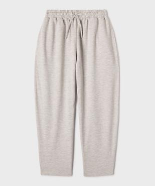 Pantalon de jogging ample avec ceinture ajustable fille vue1 - GEMO (JUNIOR) - GEMO