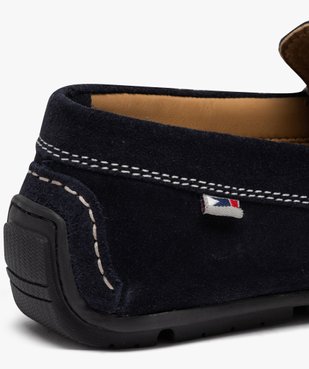 Mocassins homme unis en cuir velours vue6 - URBAN STEPS GEMO FOR GOOD - GEMO