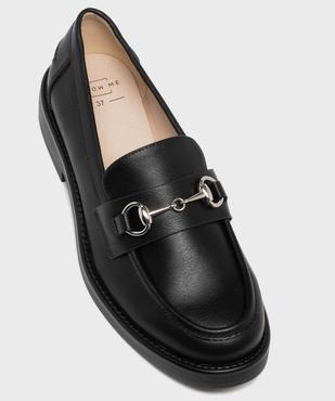 Mocassins avec bijou métallique et large talon femme - Follow Me vue5 - FOLLOW ME - GEMO