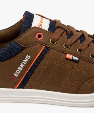 Tennis homme bi-matières à lacets - Redskins vue6 - REDSKINS - GEMO