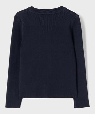 Pull en maille côtelée fille - LuluCastagnette vue1 - LULUCASTAGNETTE - GEMO