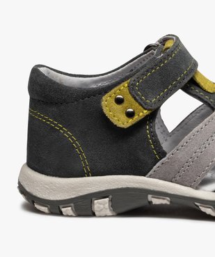 Sandales garçon à scratch à brides multiples en cuir vue6 - Nikesneakers (ENFANT) - Nikesneakers