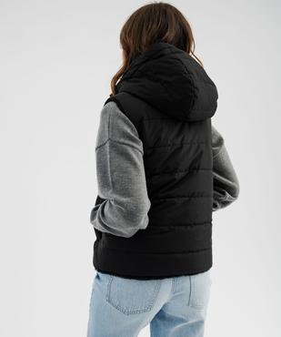 Doudoune sans manches réversible à capuche femme vue6 - GEMO 4G FEMME - GEMO