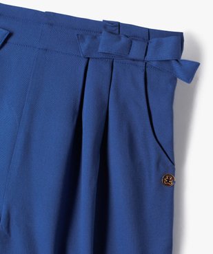 Short fille avec noeuds à la taille - LuluCastagnette vue3 - LULUCASTAGNETTE - GEMO