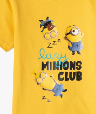 Pyjashort garçon bicolore – Les Minions 2 vue3 - NBCUNIVERSAL - GEMO
