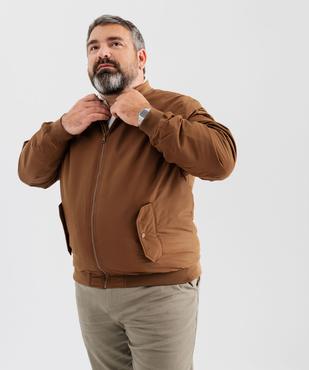 Blouson zippé style bombers homme vue9 - GEMO 4G HOMME - GEMO