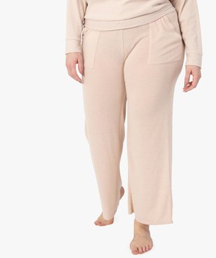 Pantalon d’intérieur femme grande taille en maille fine vue1 - GEMO(HOMWR FEM) - GEMO