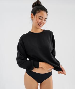 Culotte microfibre sans coutures femme (lot de 2) vue9 - GEMO 4G FEMME - GEMO
