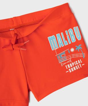 Short de bain à motif « Malibu » garçon vue2 - GEMO 4G GARCON - GEMO