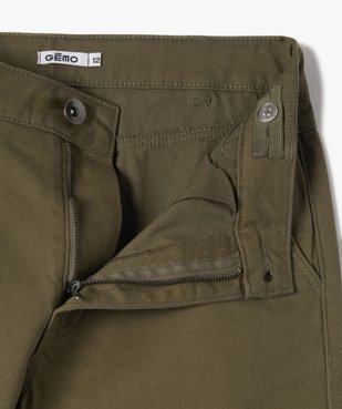 Pantalon ample avec poches à rabat sur les cuisses fille vue2 - GEMO 4G FILLE - GEMO