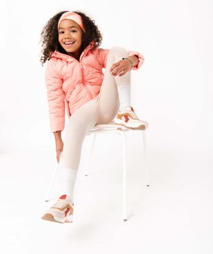 Legging fille à côtes et nœud pailleté à la taille vue5 - GEMO (ENFANT) - GEMO
