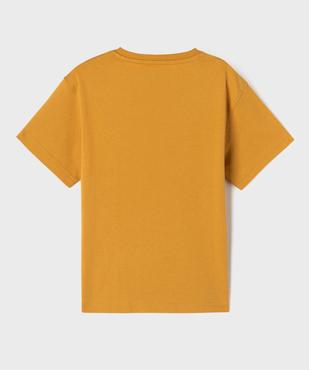 Tee-shirt manches courtes col tunisien garçon vue4 - GEMO (ENFANT) - GEMO