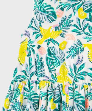 Robe sans manches à motifs fleuris fille vue2 - GEMO (ENFANT) - GEMO