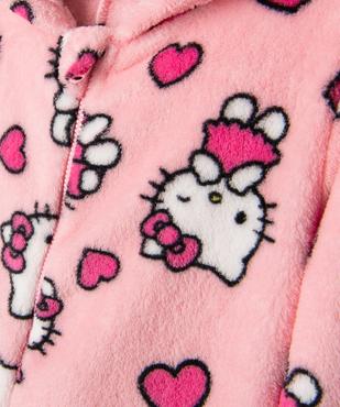 Combinaison pyjama douillette à motifs chats fille - Hello Kitty vue2 - HELLO KITTY - GEMO