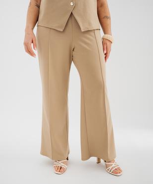 Pantalon ample et souple femme grande taille vue1 - GEMO (G TAILLE) - GEMO