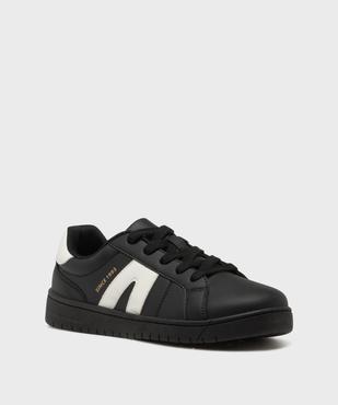 Baskets à lacets avec empiècements contrastants garçon - 5 Miles vue2 - 5 MILES - GEMO