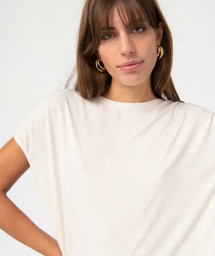 Tee-shirt femme loose et pailleté vue2 - GEMO(FEMME PAP) - GEMO