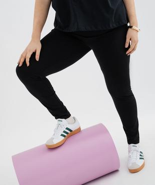 Legging femme grande taille uni en coton stretch vue11 - GEMO 4G GT - GEMO