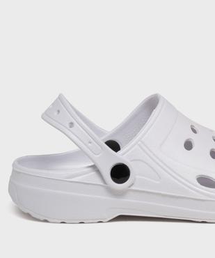 Sabots souples dessus uni perforé femme vue6 - GEMO (PLAGE) - GEMO