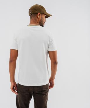 Tee-shirt col rond homme vue3 - GEMO 4G HOMME - GEMO