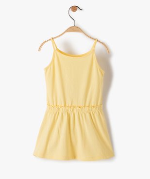 Robe bébé fille à bretelles effet 2-en-1 vue3 - GEMO(BEBE DEBT) - GEMO